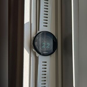 Garmin Smartwatch Forerunner 55 with White Band